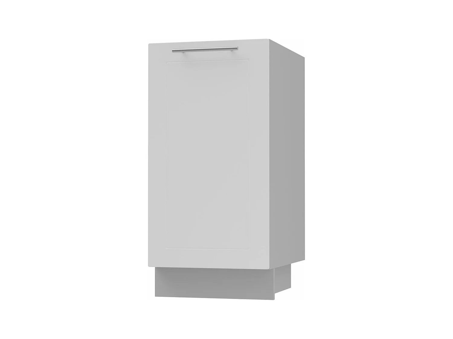 KÜCHENUNTERSCHRANK Kvantum D1D/40 Weiß Matt / Grau Matt 40 / 50 / 82cm