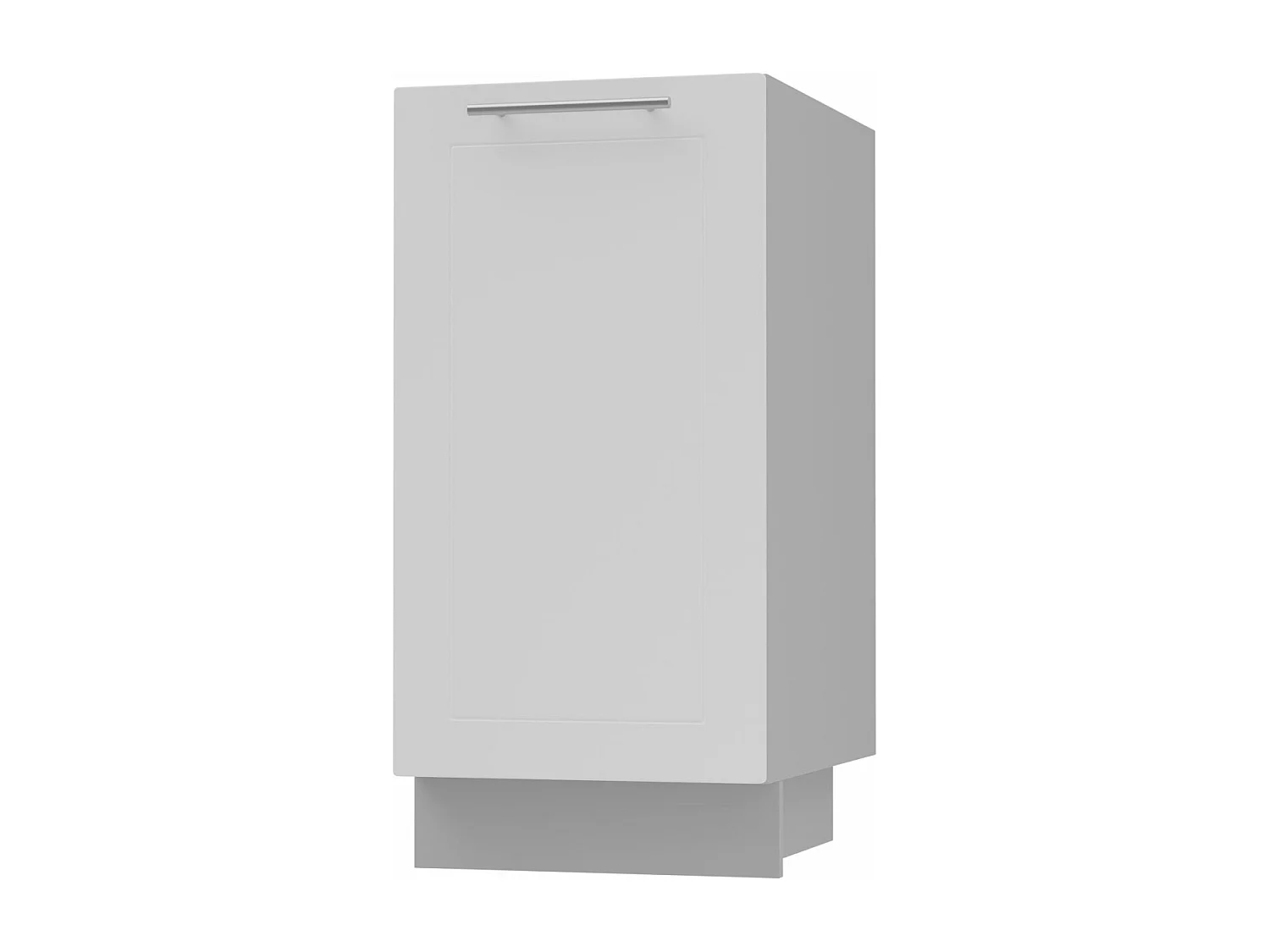 KÜCHENUNTERSCHRANK Kvantum D1D/40 Weiß Matt / Grau Matt 40 / 50 / 82cm