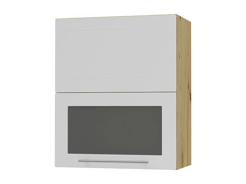 KÜCHENHÄNGESCHRANK Kvantum W8BS/60 Weiß Matt / Eiche Artisan Matt 60 / 32,5 / 72cm