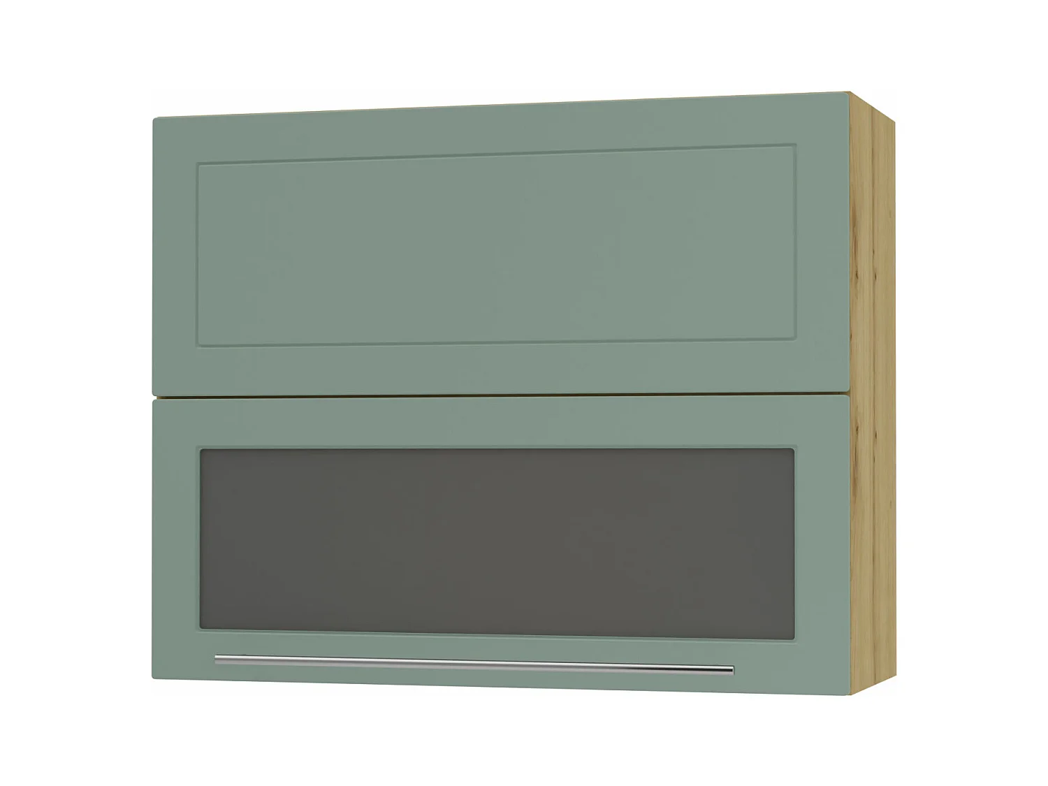 KÜCHENHÄNGESCHRANK Kvantum W8BS/90 Mint Matt / Eiche Artisan Matt 90 / 32,5 / 72cm