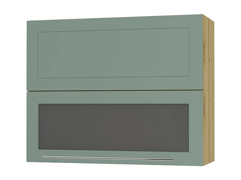 KÜCHENHÄNGESCHRANK Kvantum W8BS/90 Mint Matt / Eiche Artisan Matt 90 / 32,5 / 72cm