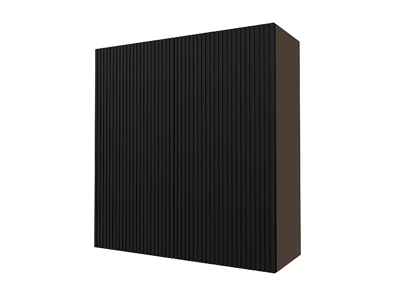 KÜCHENHÄNGESCHRANK Lamello W4/90 Schwarz Matt / Lava 90 / 32,5 / 96cm