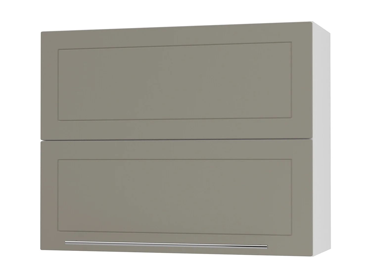 KÜCHENHÄNGESCHRANK Kvantum W8B/90 Beige Matt / Weiß Matt 90 / 32,5 / 72cm