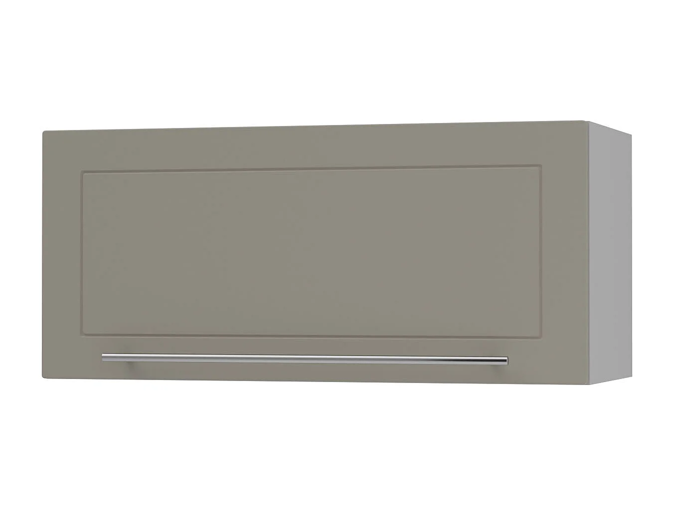 KLAPPHÄNGESCHRANK Kvantum W4B/80-AV Beige Matt / Grau Matt 80 / 32,5 / 36cm