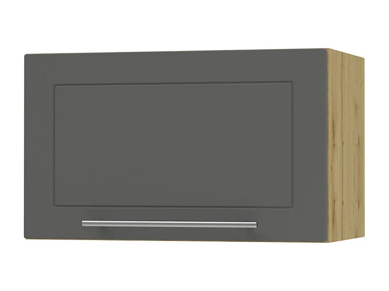 KLAPPHÄNGESCHRANK Kvantum W4B/80 Graphit Matt / Eiche Artisan Matt 80 / 32,5 / 36cm