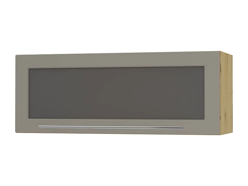 KLAPPHÄNGESCHRANK Kvantum W4BS/90 Beige Matt / Eiche Artisan Matt 90 / 32,5 / 36cm