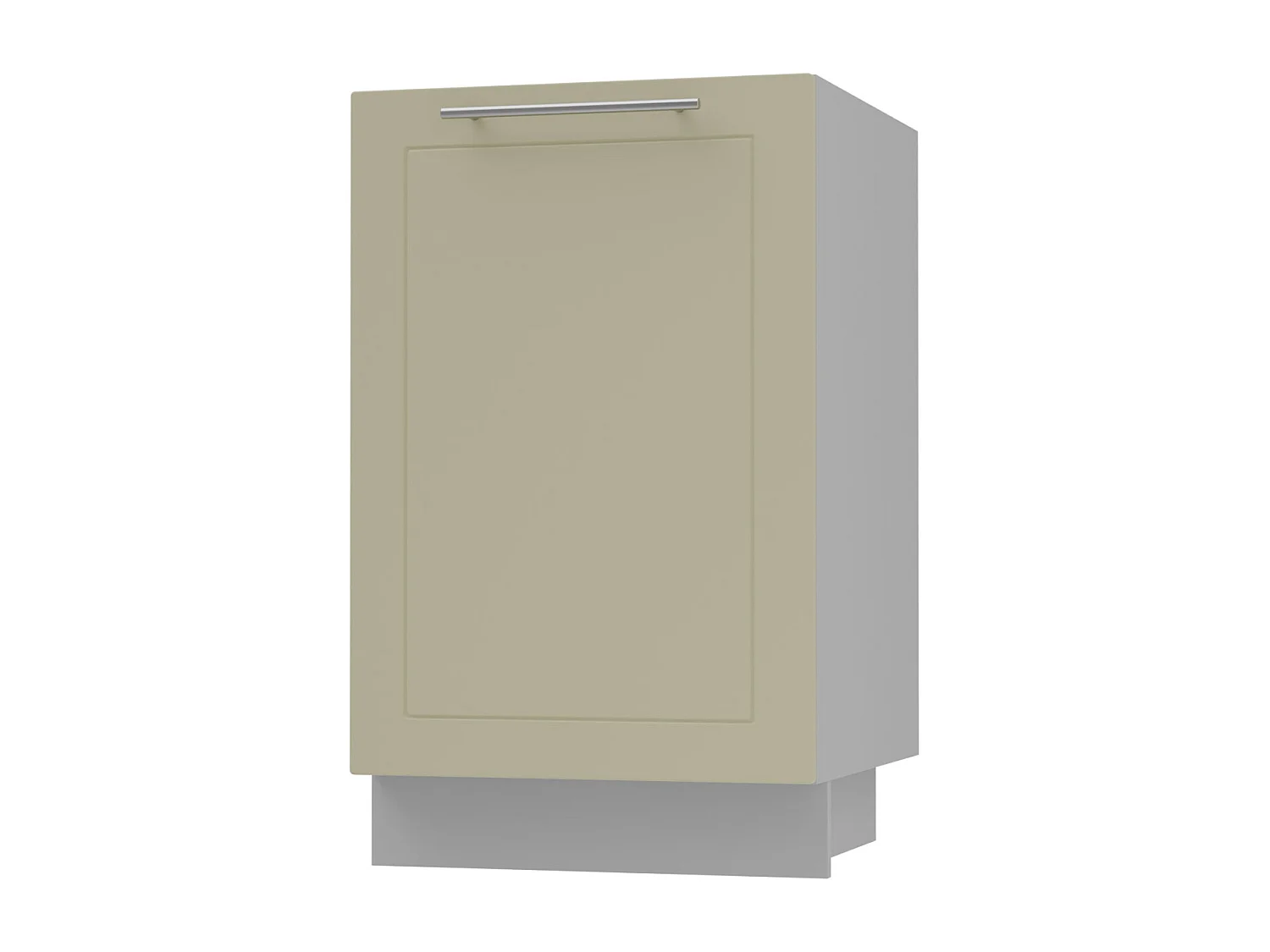 KÜCHENUNTERSCHRANK Kvantum D1D/50 Vanille Matt / Grau Matt 50 / 50 / 82cm