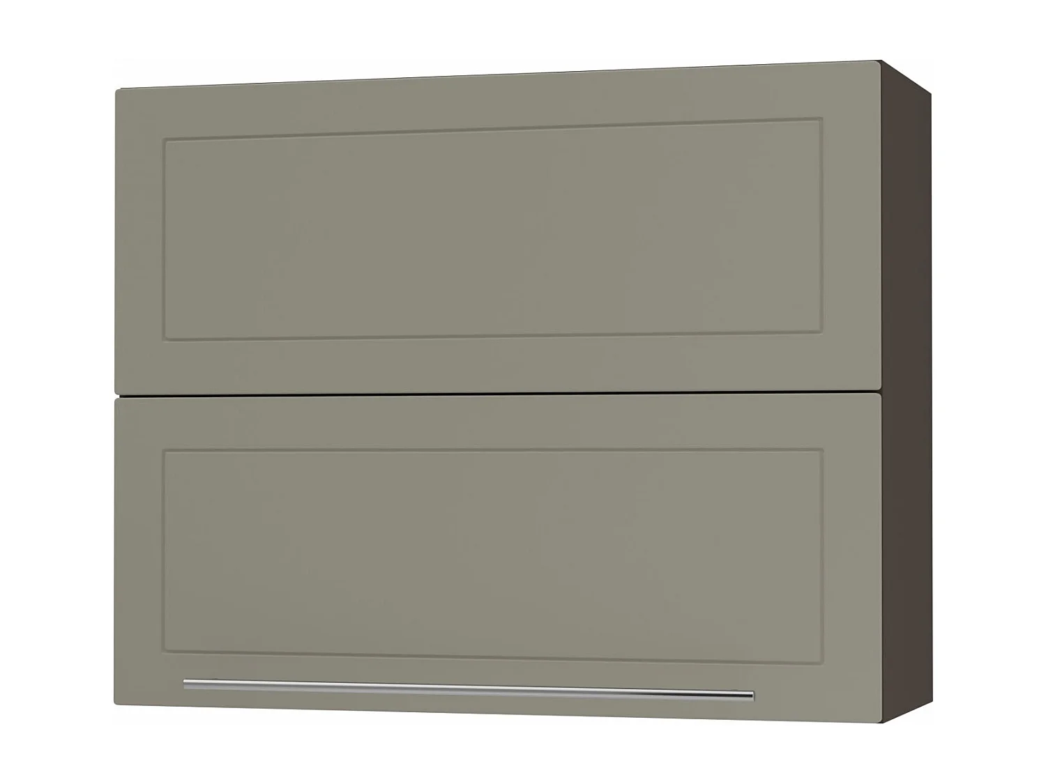 KÜCHENHÄNGESCHRANK Kvantum W8B/90 Beige Matt / Lava Matt 90 / 32,5 / 72cm