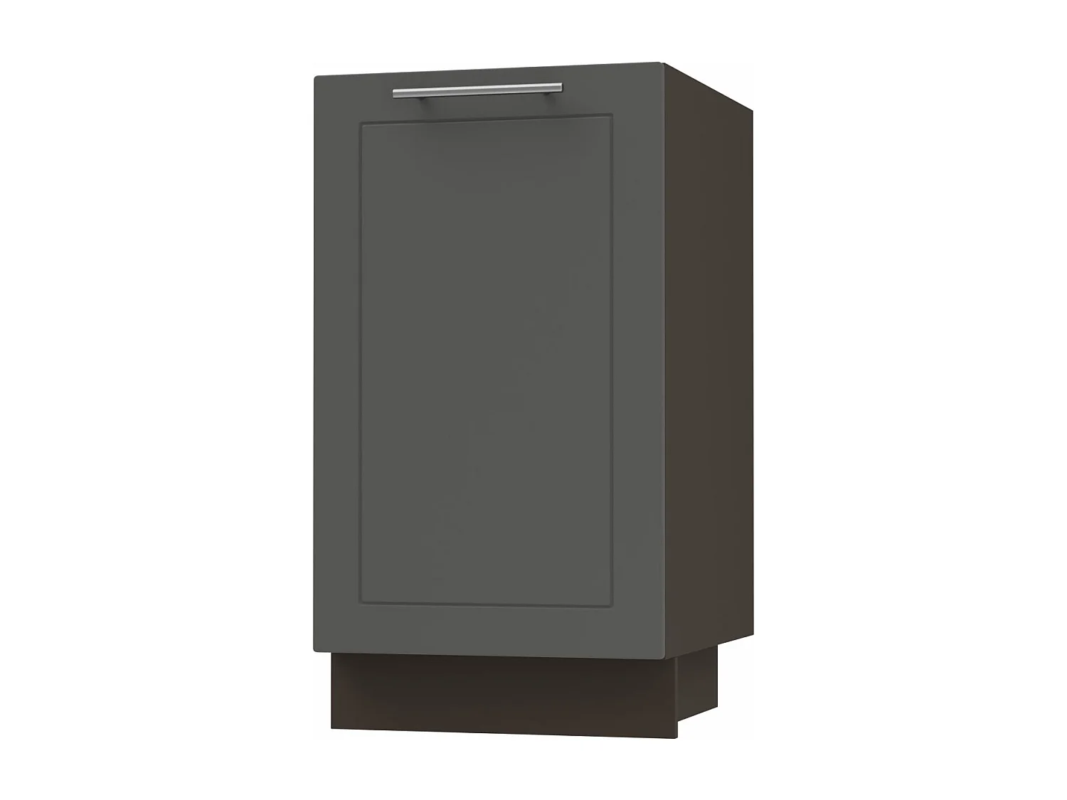 KÜCHENUNTERSCHRANK Kvantum D1D/45 Graphit Matt / Lava Matt 45 / 50 / 82cm