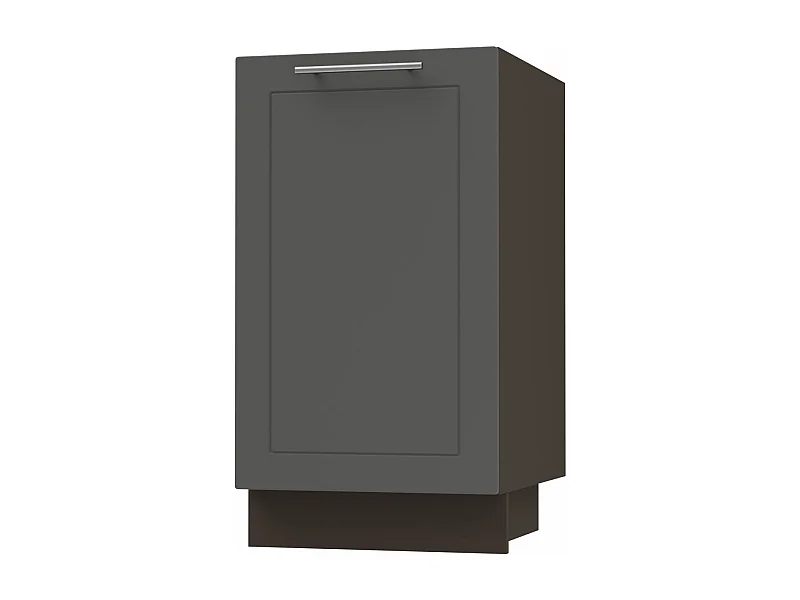 KÜCHENUNTERSCHRANK Kvantum D1D/45 Graphit Matt / Lava Matt 45 / 50 / 82cm