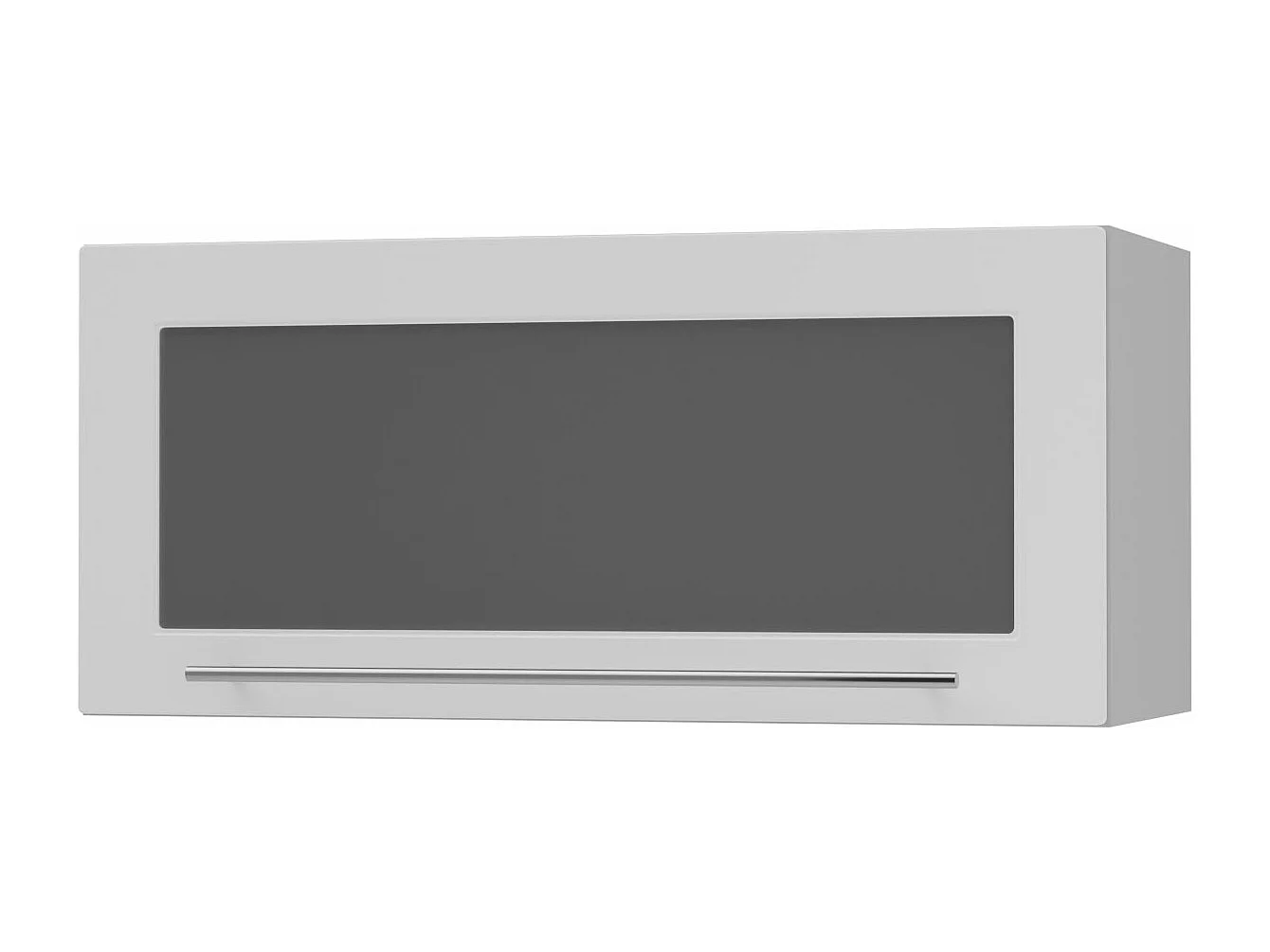 KLAPPHÄNGESCHRANK Kvantum W4BS/80-AV Weiß Matt / Grau Matt 80 / 32,5 / 36cm