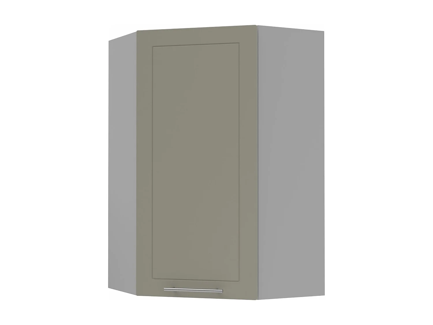 KÜCHENHÄNGESCHRANK Kvantum W4/10/60 Beige Matt / Grau Matt 60 / 60 / 96cm