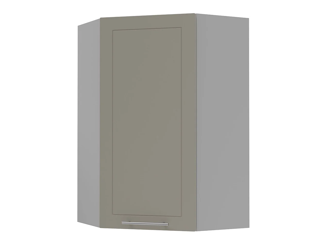 KÜCHENHÄNGESCHRANK Kvantum W4/10/60 Beige Matt / Grau Matt 60 / 60 / 96cm