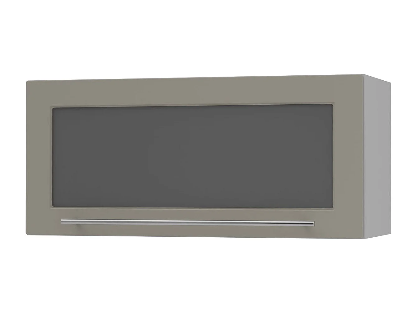 KLAPPHÄNGESCHRANK Kvantum W4BS/80-AV Beige Matt / Grau Matt 80 / 32,5 / 36cm