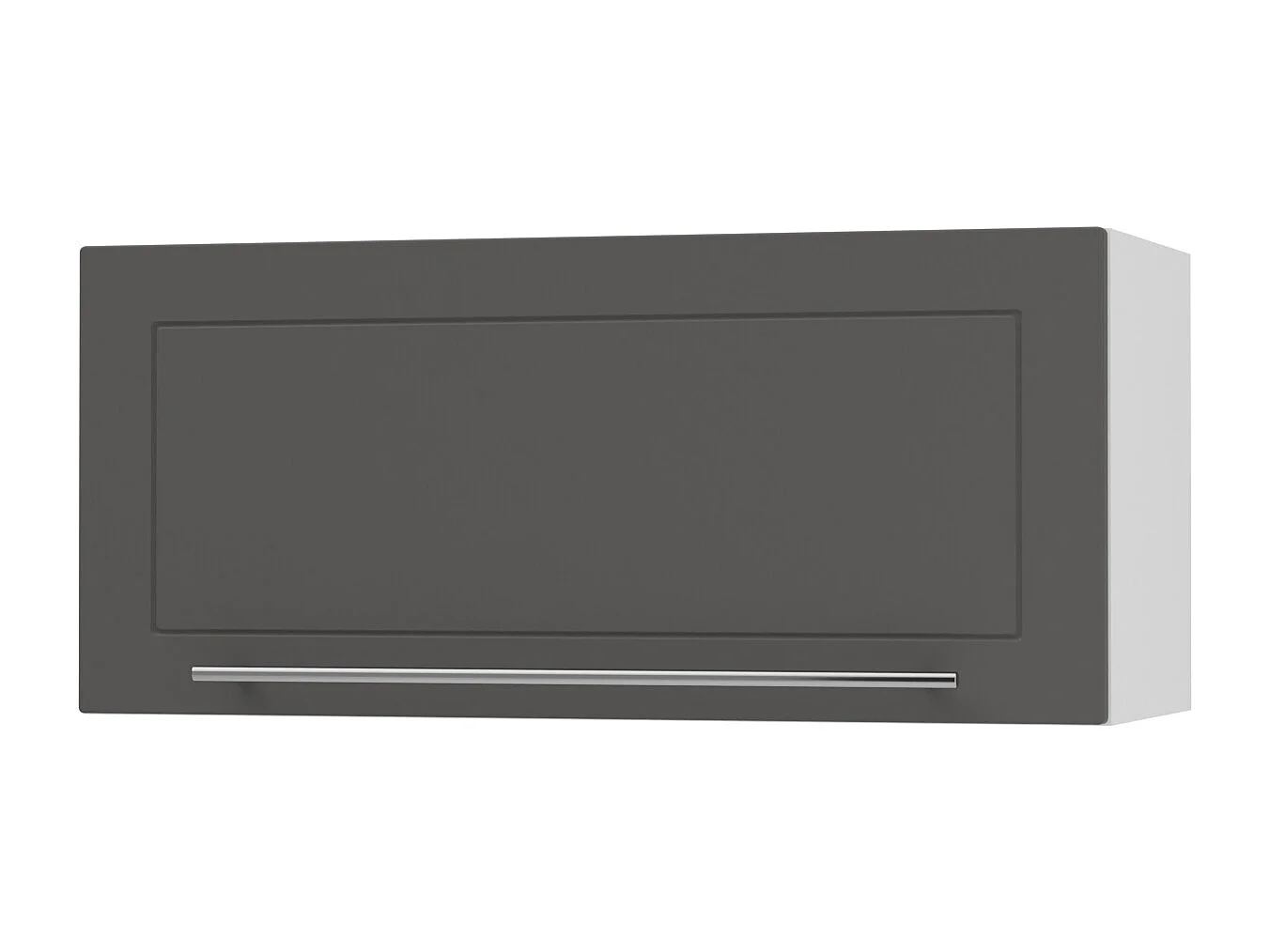 KLAPPHÄNGESCHRANK Kvantum W4B/80-AV Graphit Matt / Weiß Matt 80 / 32,5 / 36cm