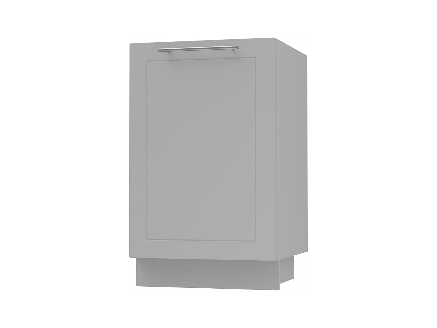 KÜCHENUNTERSCHRANK Kvantum D1D/50 Dust Grey Matt / Grau Matt 50 / 50 / 82cm