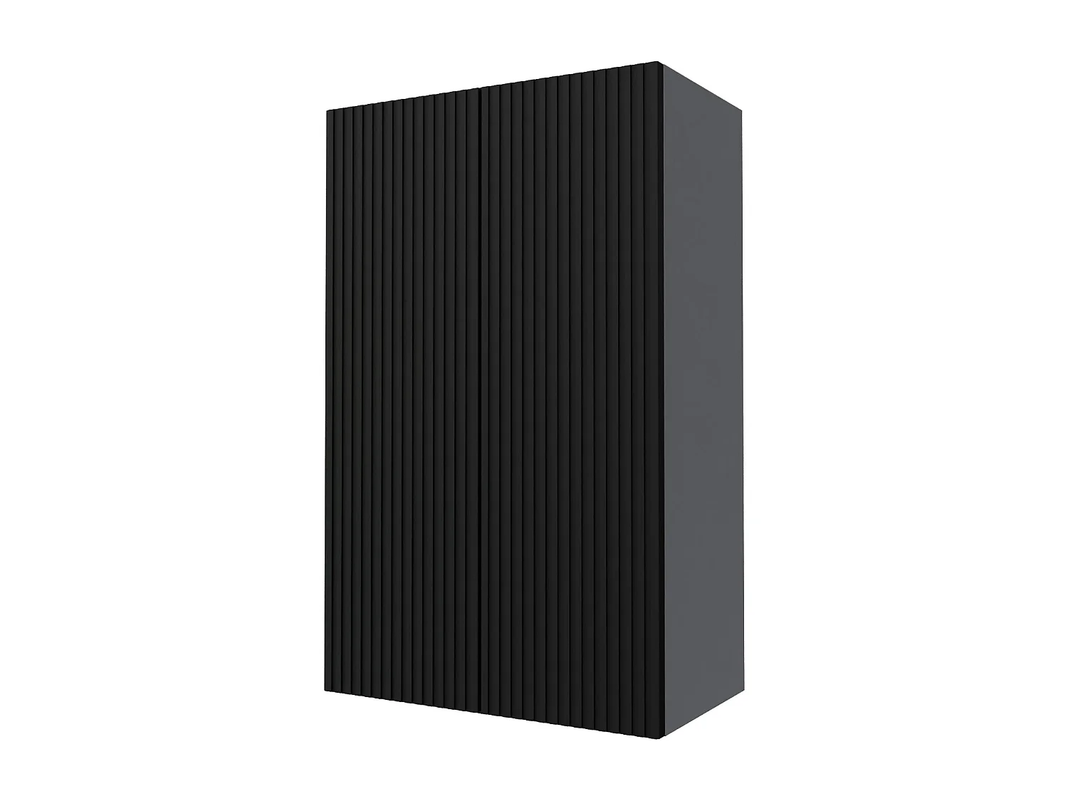 KÜCHENHÄNGESCHRANK Lamello W4/60 Schwarz Matt / Grau 60 / 32,5 / 96cm