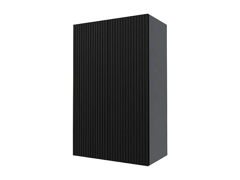 KÜCHENHÄNGESCHRANK Lamello W4/60 Schwarz Matt / Grau 60 / 32,5 / 96cm