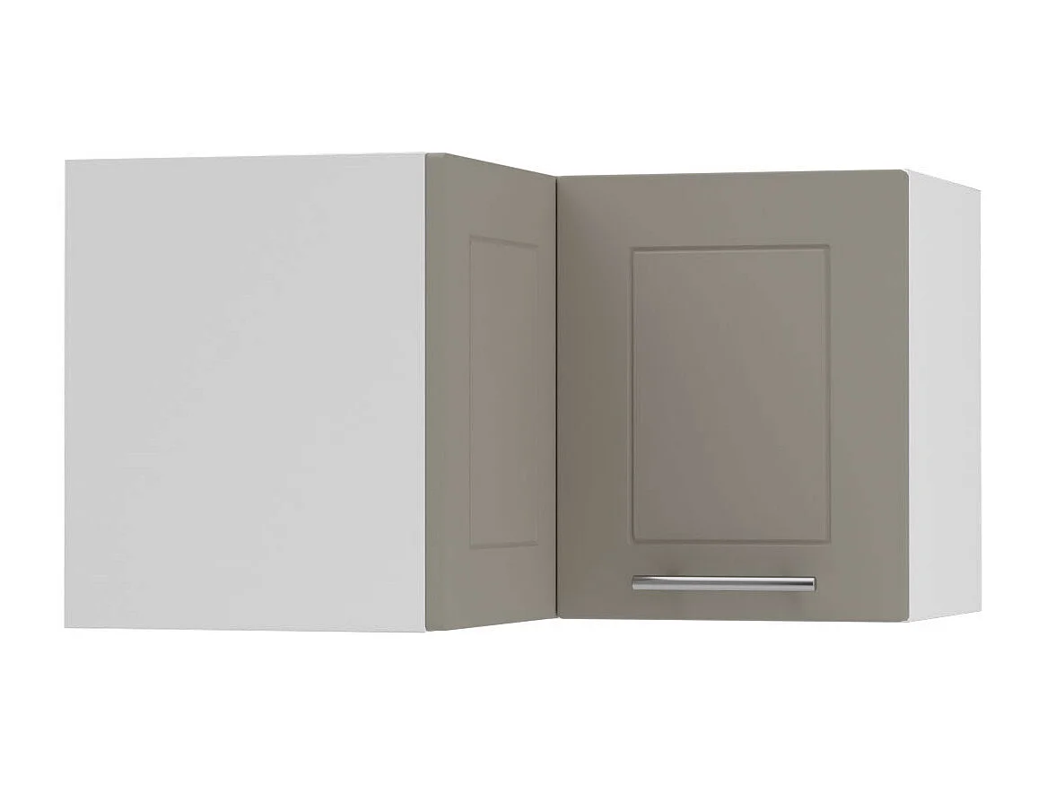 ECKHÄNGESCHRANK Kvantum W12/60/36 Beige Matt / Weiß Matt 60 / 60 / 36cm