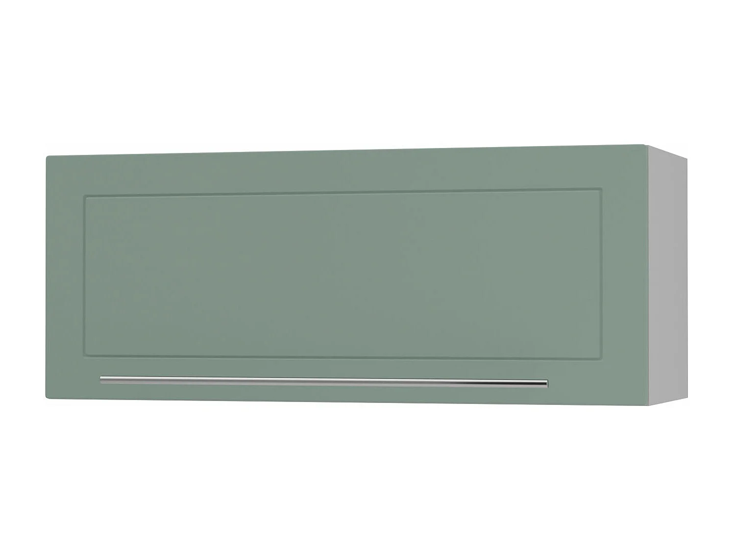 KLAPPHÄNGESCHRANK Kvantum W4B/90 Mint Matt / Grau Matt 90 / 32,5 / 36cm