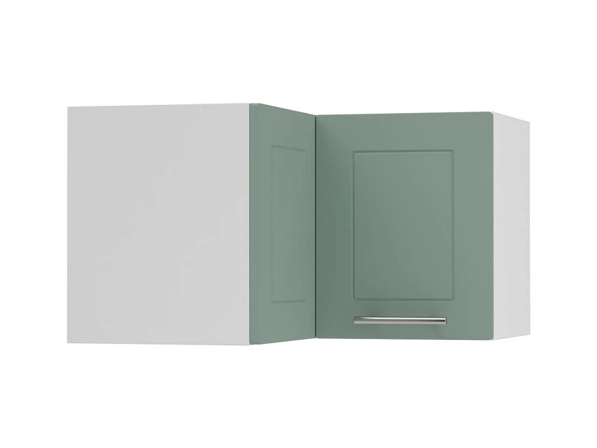 ECKHÄNGESCHRANK Kvantum W12/60/36 Mint Matt / Weiß Matt 60 / 60 / 36cm