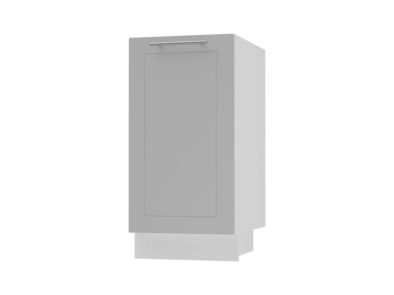 KÜCHENUNTERSCHRANK Kvantum D1D/40 Dust Grey Matt / Weiß Matt 40 / 50 / 82cm