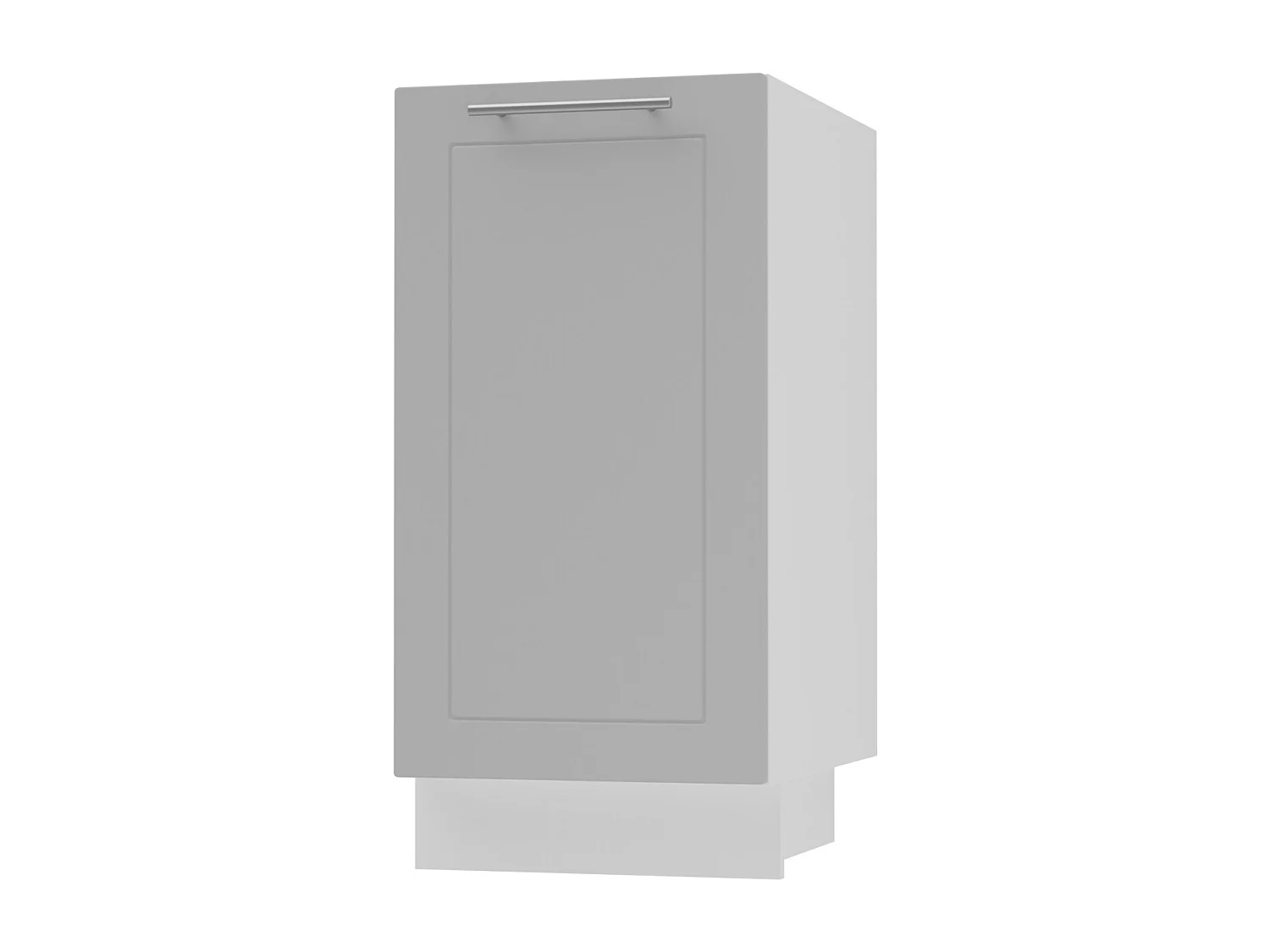 KÜCHENUNTERSCHRANK Kvantum D1D/40 Dust Grey Matt / Weiß Matt 40 / 50 / 82cm