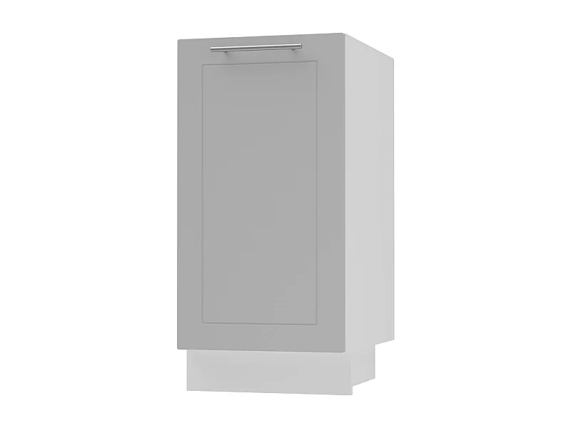 KÜCHENUNTERSCHRANK Kvantum D1D/40 Dust Grey Matt / Weiß Matt 40 / 50 / 82cm