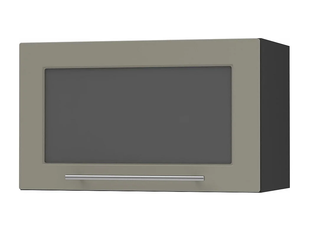 KLAPPHÄNGESCHRANK Kvantum W4BS/60-AV Beige Matt / Schwarz Matt 60 / 32,5 / 36cm