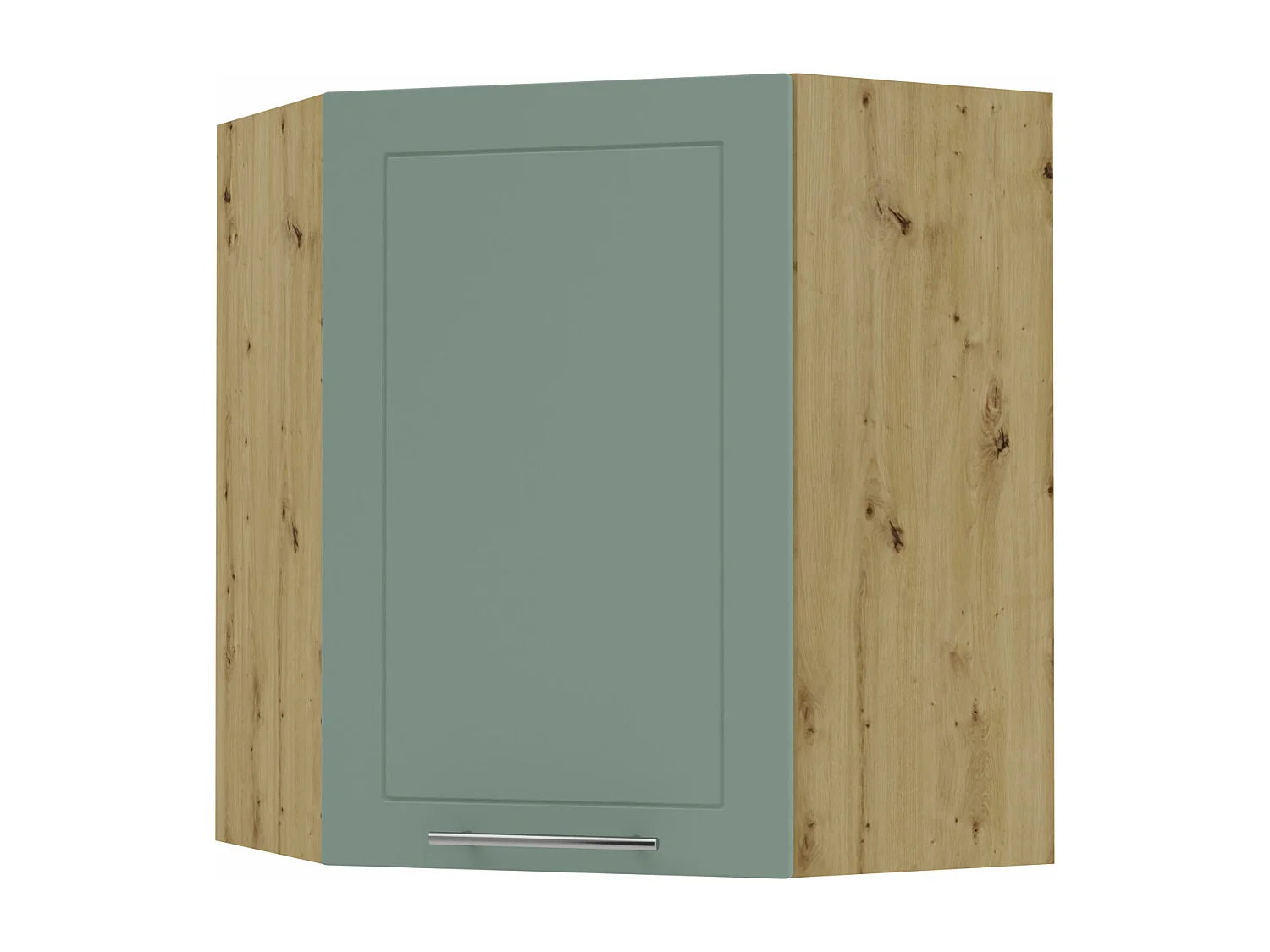 KÜCHENHÄNGESCHRANK Kvantum W10/60 Mint Matt / Eiche Artisan Matt 60 / 60 / 72cm