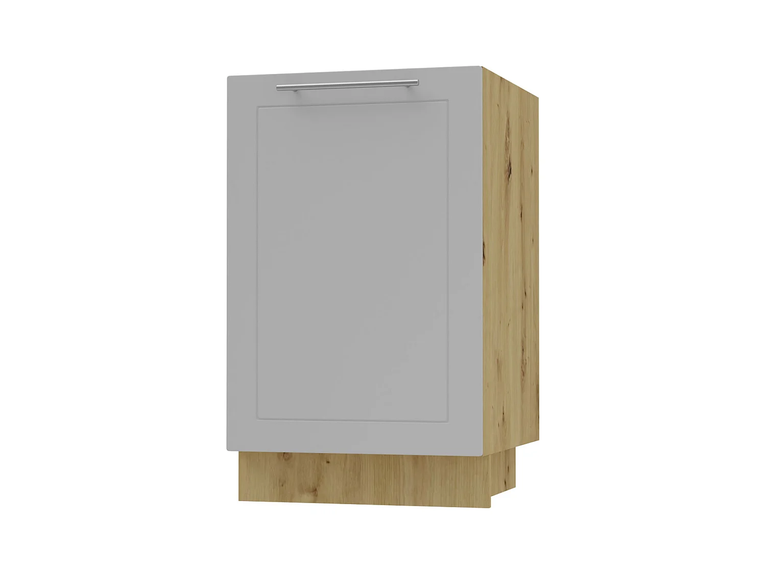 KÜCHENUNTERSCHRANK Kvantum D1D/50 Dust Grey Matt / Eiche Artisan Matt 50 / 50 / 82cm
