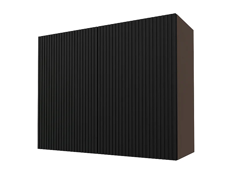 KÜCHENHÄNGESCHRANK Lamello W3/90 Schwarz Matt / Lava 90 / 32,5 / 72cm