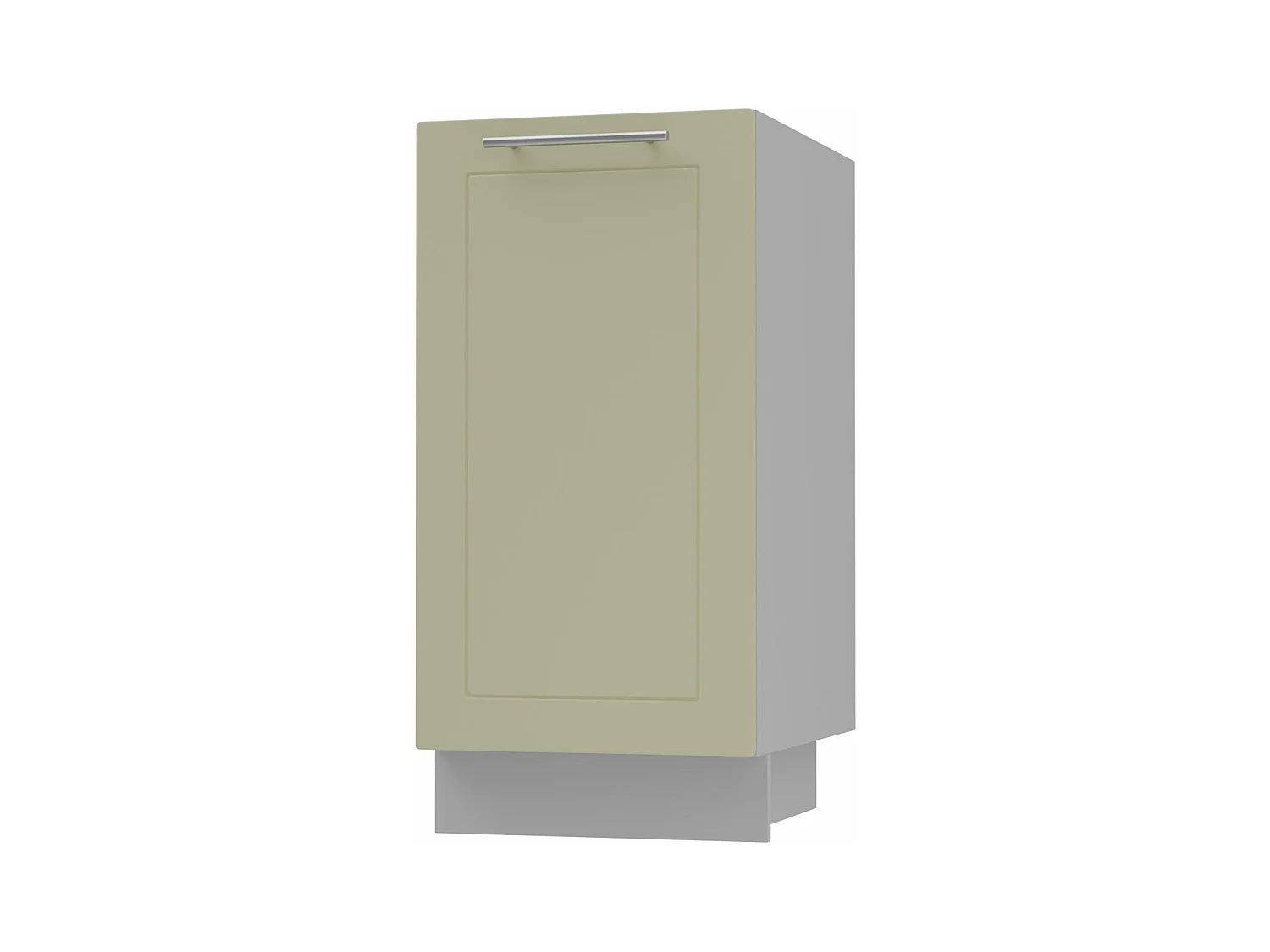 KÜCHENUNTERSCHRANK Kvantum D1D/40 Vanille Matt / Grau Matt 40 / 50 / 82cm