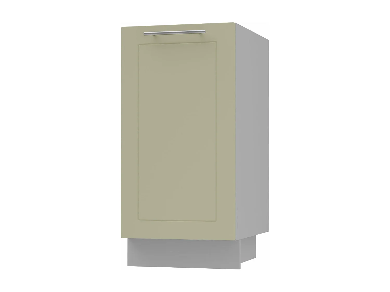 KÜCHENUNTERSCHRANK Kvantum D1D/40 Vanille Matt / Grau Matt 40 / 50 / 82cm