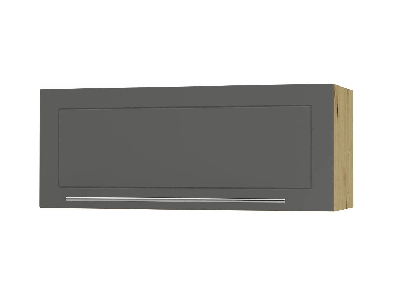 KLAPPHÄNGESCHRANK Kvantum W4B/90-AV Graphit Matt / Eiche Artisan Matt 90 / 32,5 / 36cm