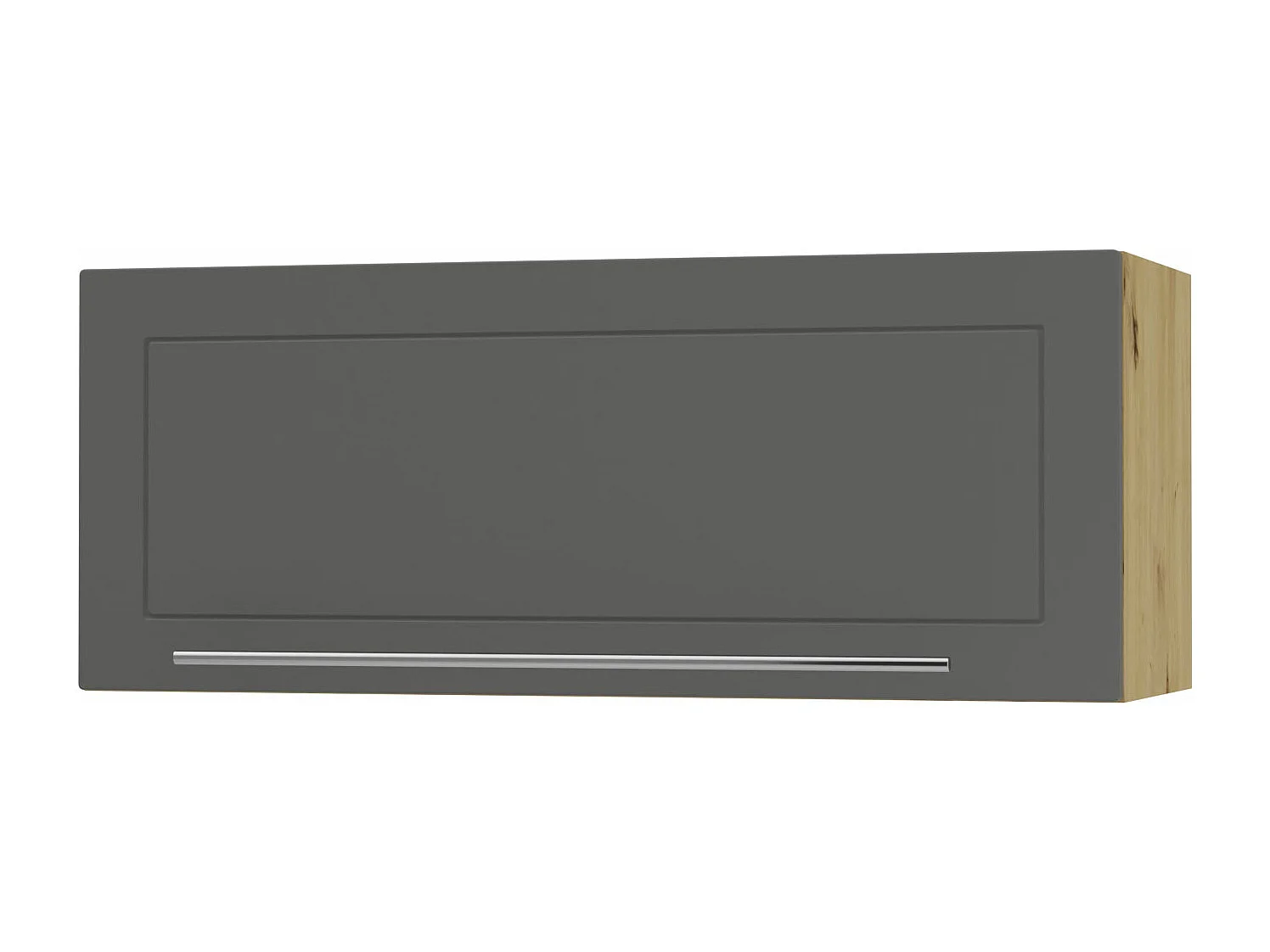 KLAPPHÄNGESCHRANK Kvantum W4B/90-AV Graphit Matt / Eiche Artisan Matt 90 / 32,5 / 36cm