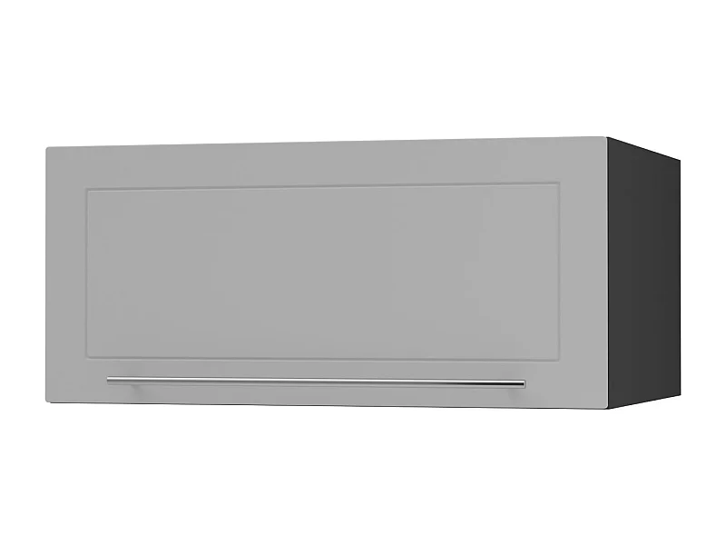 KLAPPHÄNGESCHRANK Kvantum W6B/80 Dust Grey Matt / Schwarz Matt 80 / 59 / 36cm