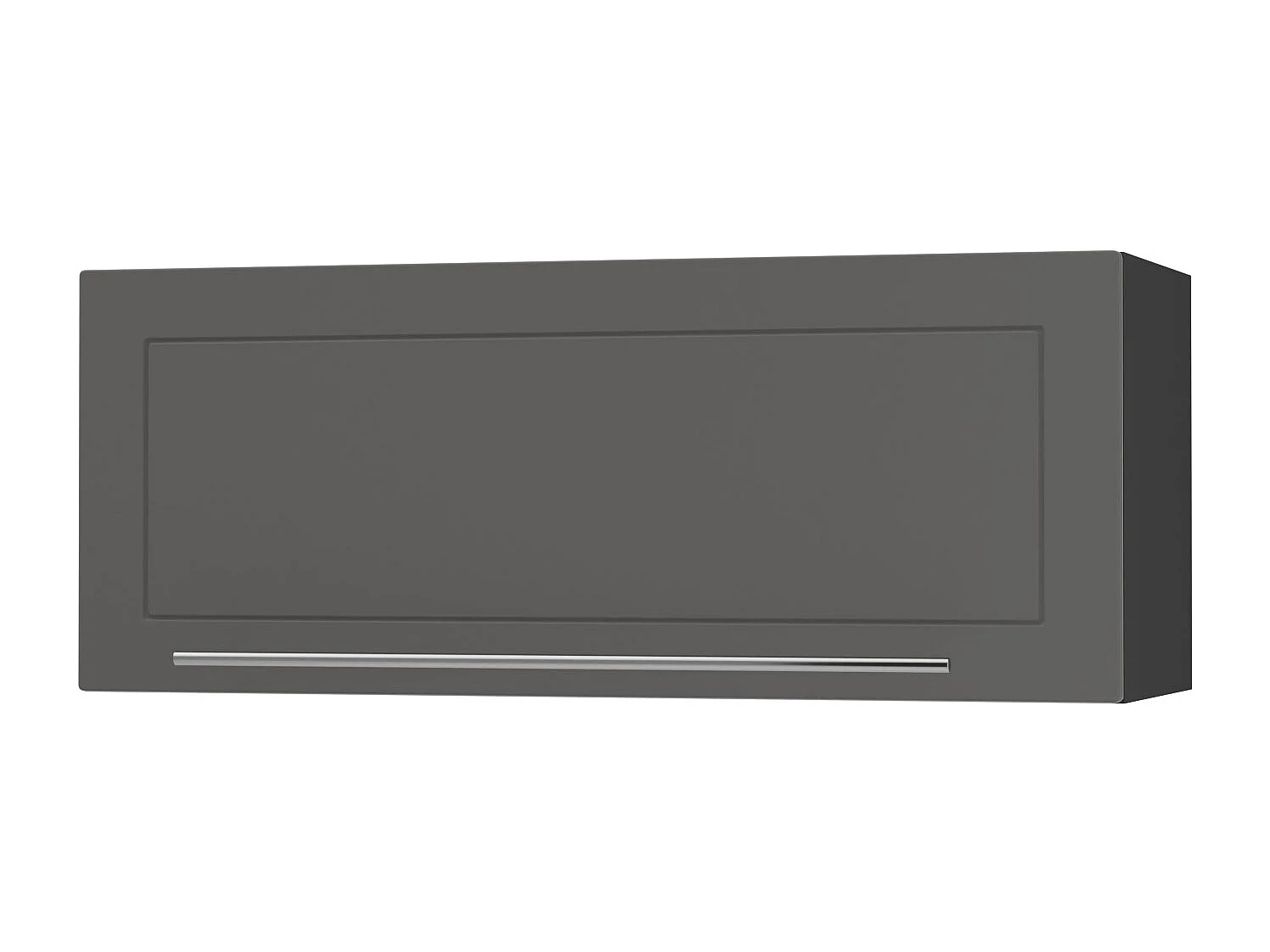 KLAPPHÄNGESCHRANK Kvantum W4B/90 Graphit Matt / Schwarz Matt 90 / 32,5 / 36cm