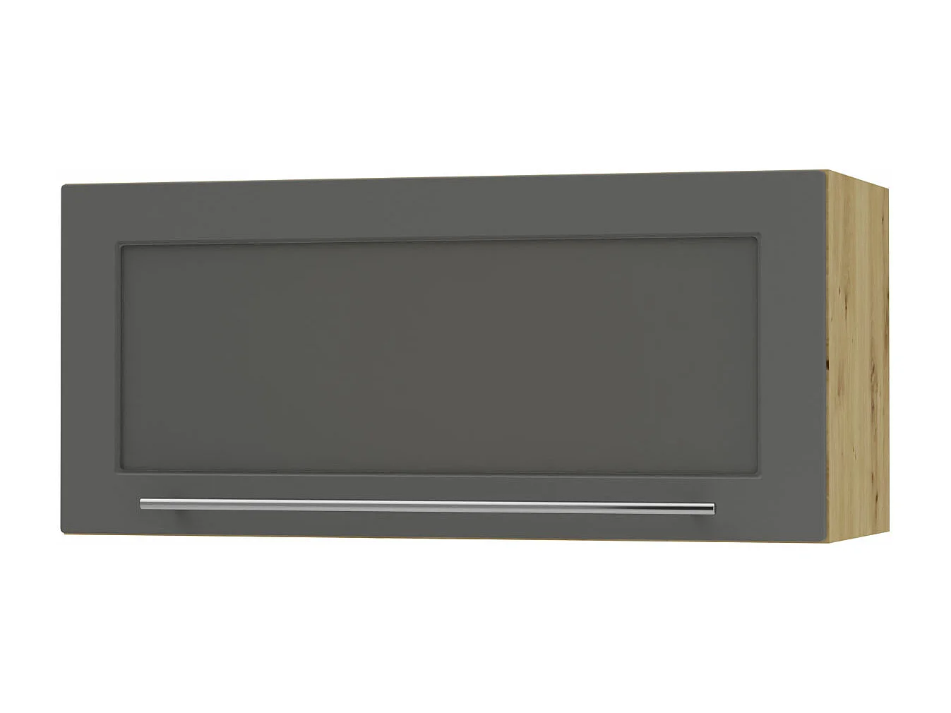 KLAPPHÄNGESCHRANK Kvantum W4BS/80 Graphit Matt / Eiche Artisan Matt 80 / 32,5 / 36cm