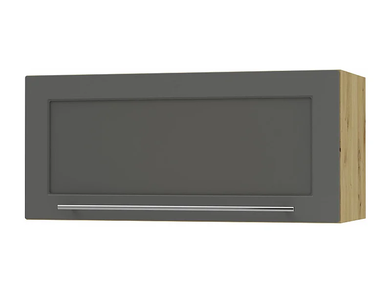 KLAPPHÄNGESCHRANK Kvantum W4BS/80 Graphit Matt / Eiche Artisan Matt 80 / 32,5 / 36cm