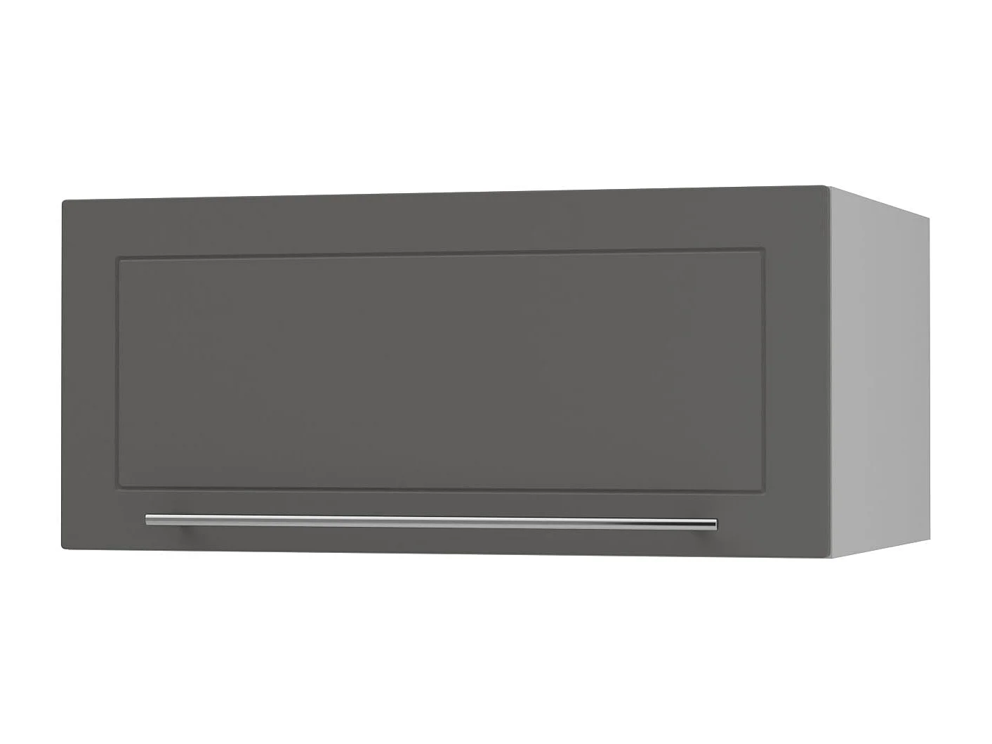 KLAPPHÄNGESCHRANK Kvantum W6B/80 Graphit Matt / Grau Matt 80 / 59 / 36cm