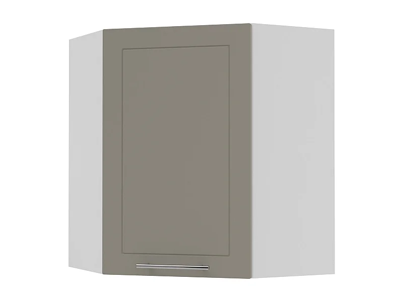 KÜCHENHÄNGESCHRANK Kvantum W10/60 Beige Matt / Weiß Matt 60 / 60 / 72cm