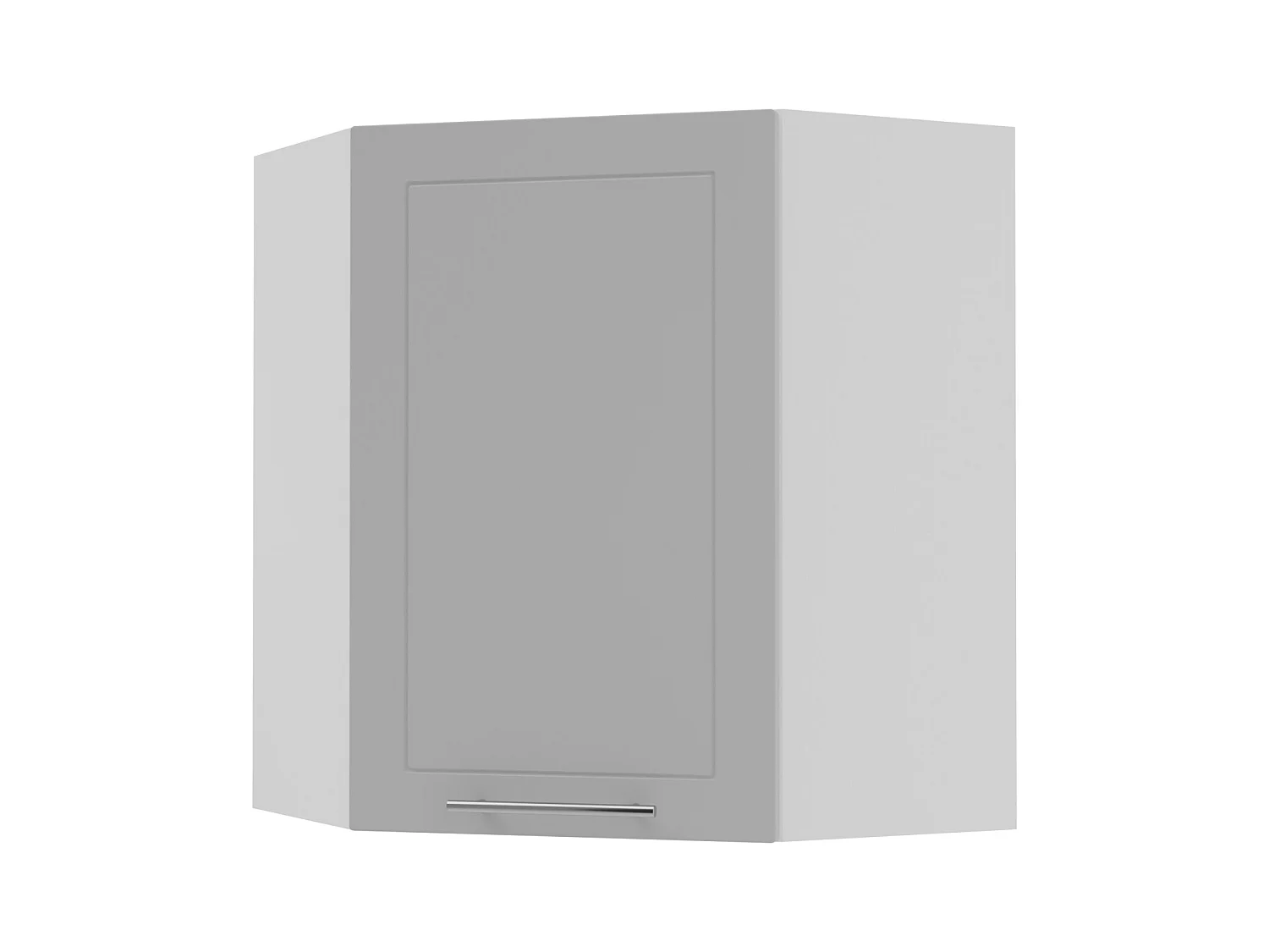 KÜCHENHÄNGESCHRANK Kvantum W10/60 Dust Grey Matt / Weiß Matt 60 / 60 / 72cm