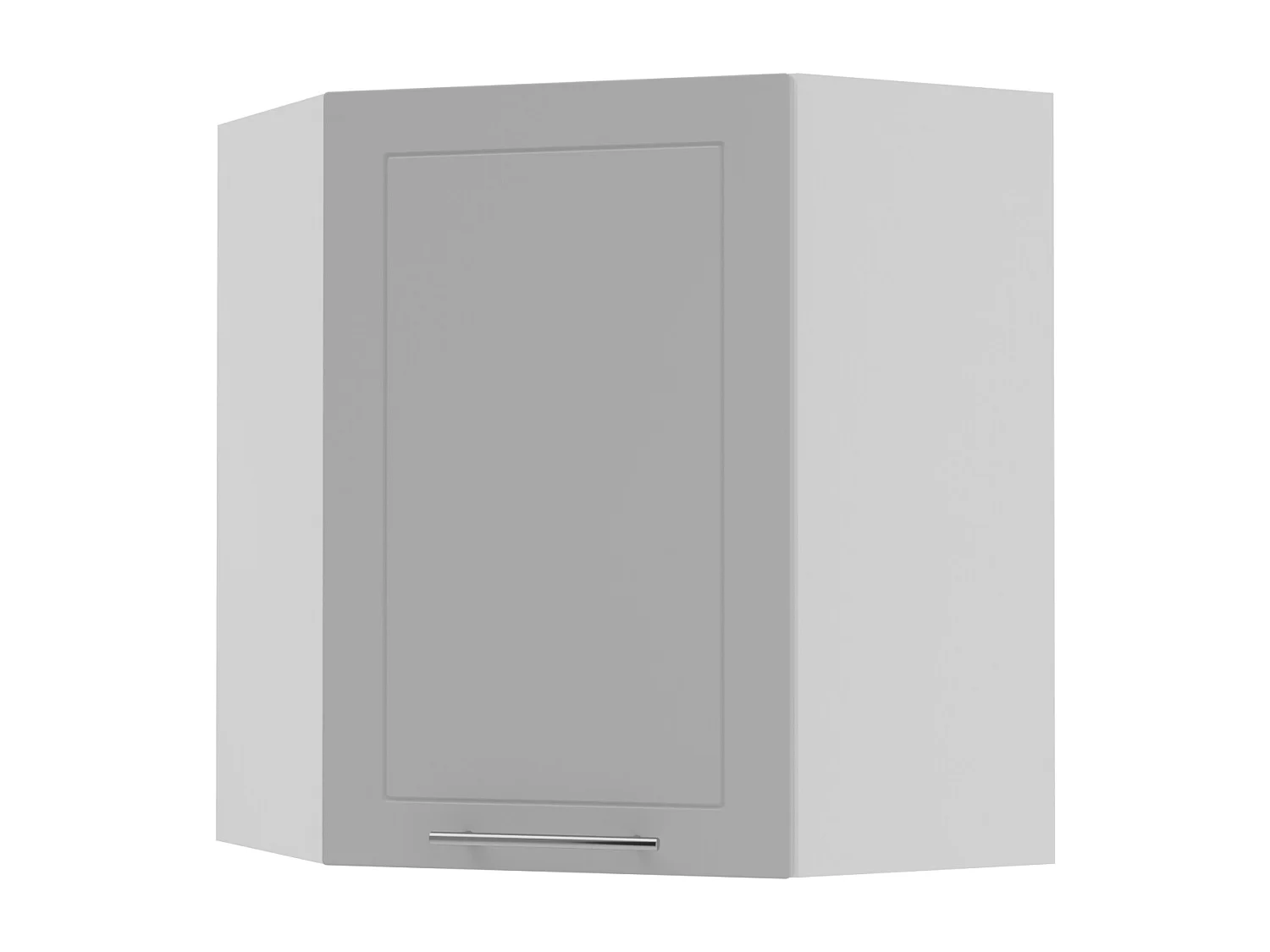 KÜCHENHÄNGESCHRANK Kvantum W10/60 Dust Grey Matt / Weiß Matt 60 / 60 / 72cm