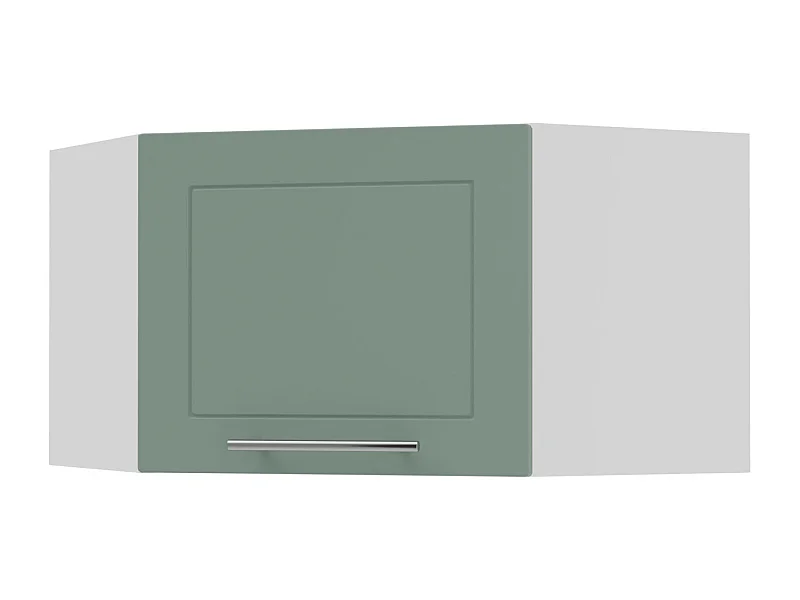 ECKHÄNGESCHRANK Kvantum W10/60/36 Mint Matt / Weiß Matt 60 / 60 / 36cm