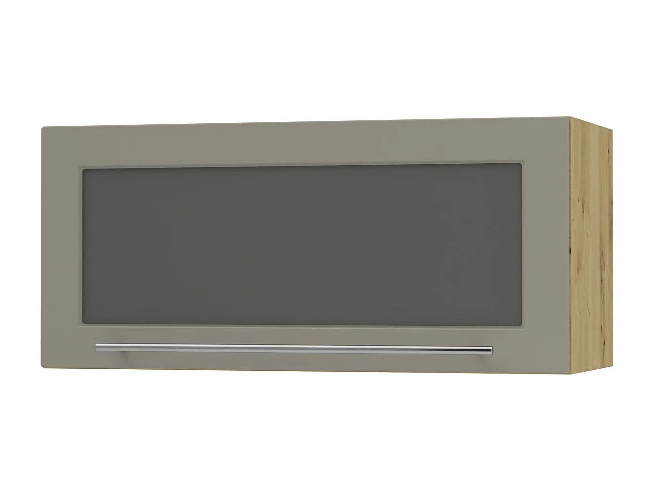 KLAPPHÄNGESCHRANK Kvantum W4BS/80 Beige Matt / Eiche Artisan Matt 80 / 32,5 / 36cm