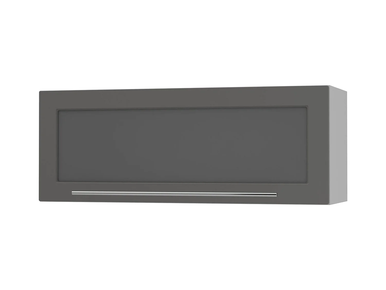 KÜCHENHÄNGESCHRANK Kvantum W4BS/90-AV Graphit Matt / Grau Matt 90 / 32,5 / 36cm