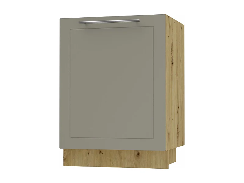 KÜCHENUNTERSCHRANK Kvantum D1D/60 Beige Matt / Eiche Artisan Matt 60 / 50 / 82cm