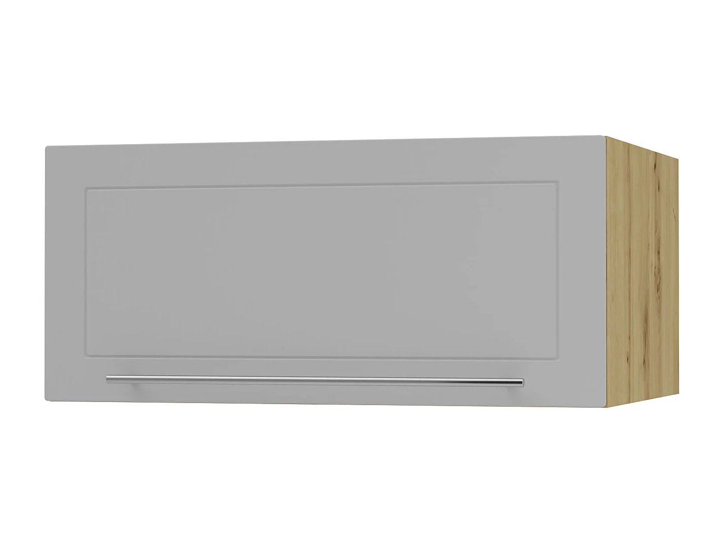 KLAPPHÄNGESCHRANK Kvantum W6B/80 Dust Grey Matt / Eiche Artisan Matt 80 / 59 / 36cm