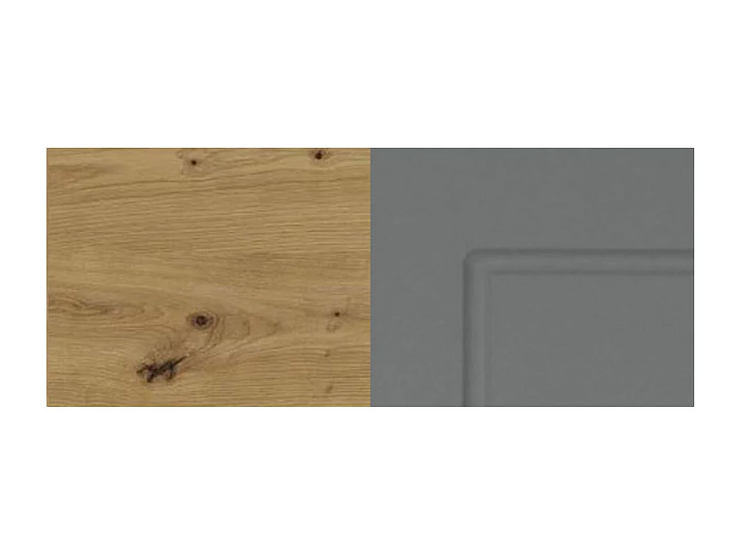 KLAPPHÄNGESCHRANK Kvantum W6B/80 Dust Grey Matt / Eiche Artisan Matt 80 / 59 / 36cm